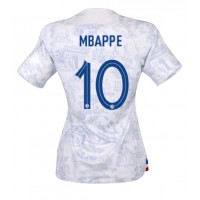 Ranska Kylian Mbappe #10 Vieraspaita Naiset MM-kisat 2022 Lyhythihainen